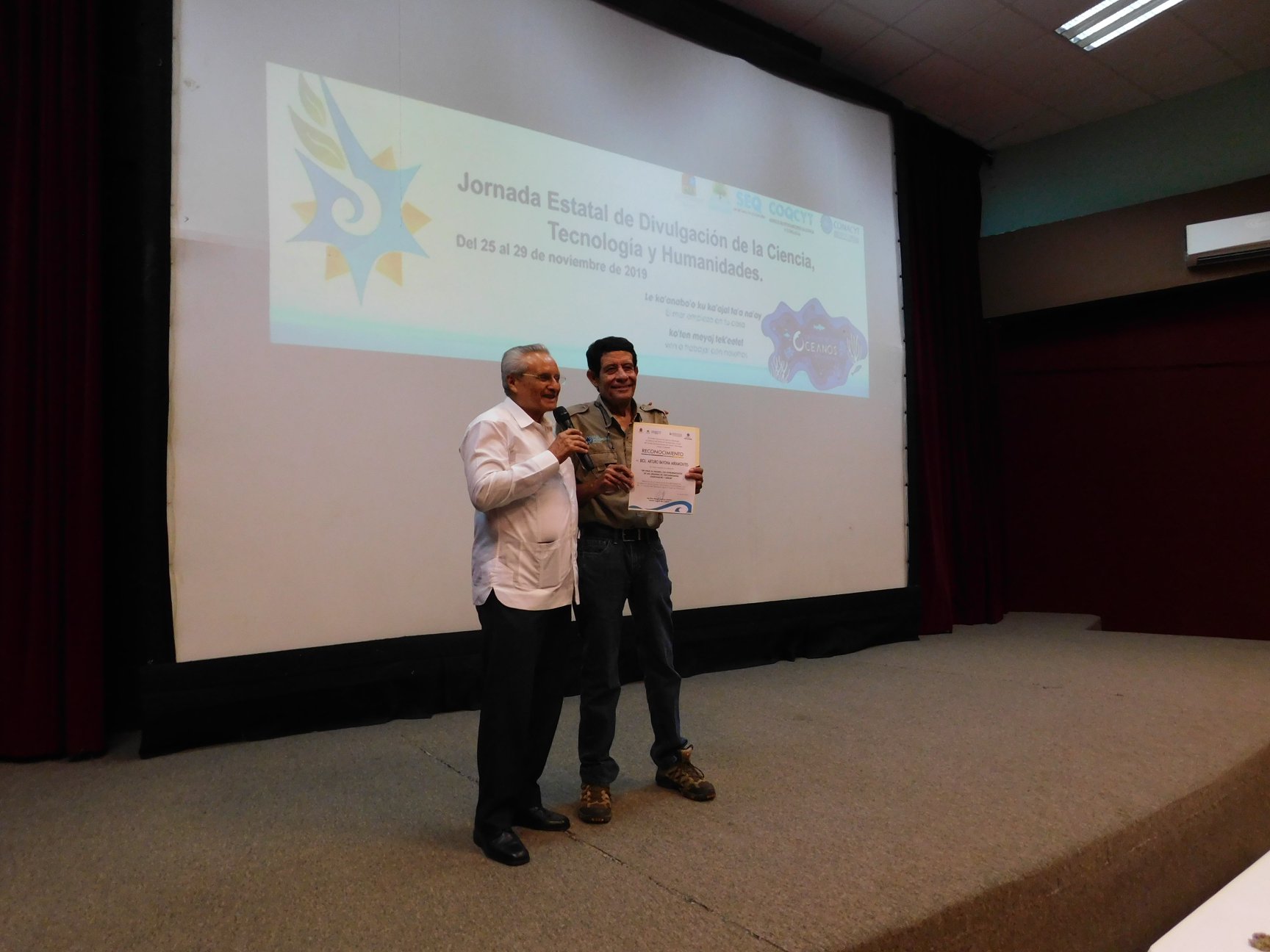 Jornada Estatal de Divulgación de la Ciencia, Tecnología y Humanidades, Chetumal, Q. Roo. del 25 al 29 de noviembre 2019 Jornada Estatal de Divulgación de la Ciencia, Tecnología y Humanidades, Chetumal, Q. Roo. del 25 al 29 de noviembre 2019